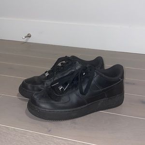 Slightly used black airforces